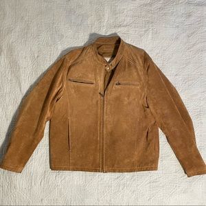 Wilson’s Leather M. Julian Tan Suede Cafe Racer Jacket